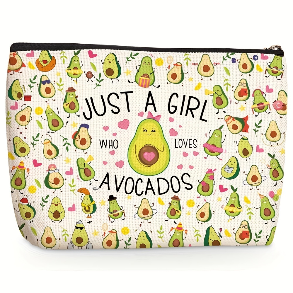 

Funny Avocado Gifts Fruit Lover Gift Makeup Bag Cosmetic Bag Avocado Lover Gift For Women Girls Sister Best Friend Coworker Daughter Bestie Skincare Bag For Graduation Birthday