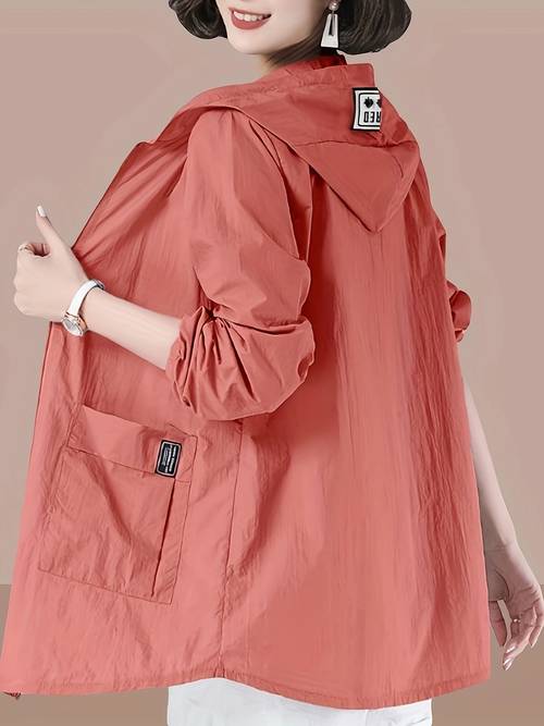 item picture womens casual jacket 2025 new summer style casual womens jacket cardigan coat length style suitable for cycling and outdoor thin coat