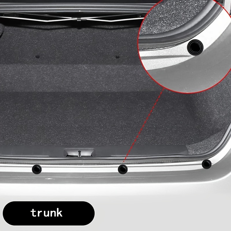 10PCS Silicone Car Door Protector Bumper Guards - Anti-Collision Buffer Pad Stickers, Sound Insulation Shock Absorber Gaskets for Auto Door Protection