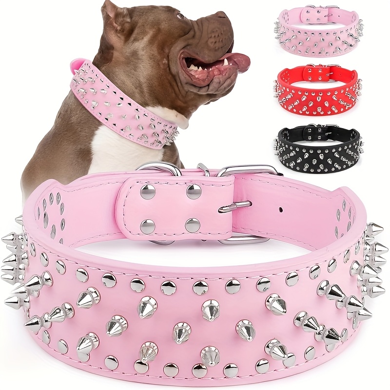 pitbull dog chain collar sold on Temu United States
