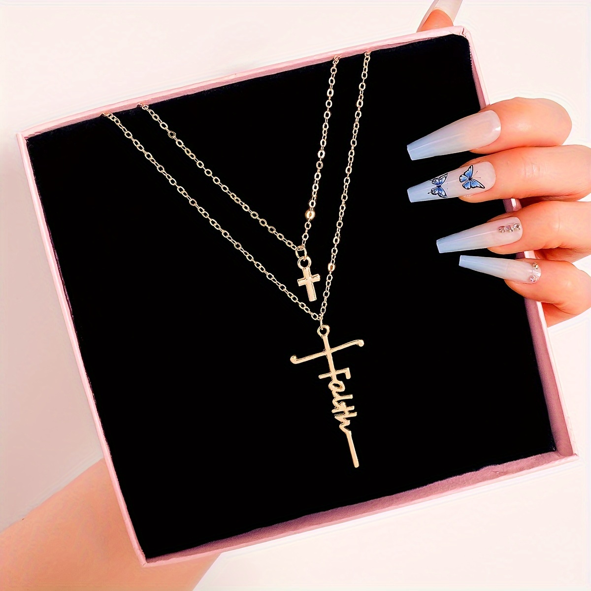 Fashionable Exquisite Easy Pendant Necklace, Perfect For Daily Attire, Ideal Decoration For, Birthday Gift, Anniversary Present, Jewelry Gift, Party Present, Holiday Present, Women