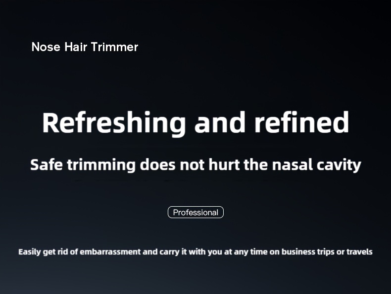 rechargeable electric nose hair trimmer for men and women a magical tool for cutting nasal hair Product details 0