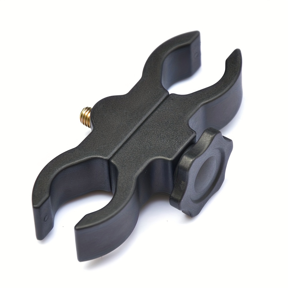 TEMU Durable Mount For M70 Flashlight - Heavy Duty Multifunction Clamp For Torches & Lasers, Suitable For Diameters From 25mm To 45mm, Matte Black,