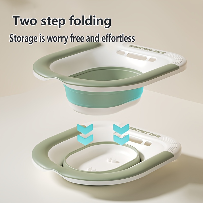 2pcs set of sitting bathtubs, butt washing artifact, free squatting basin for Women's private care, toilet basin, elderly care basin