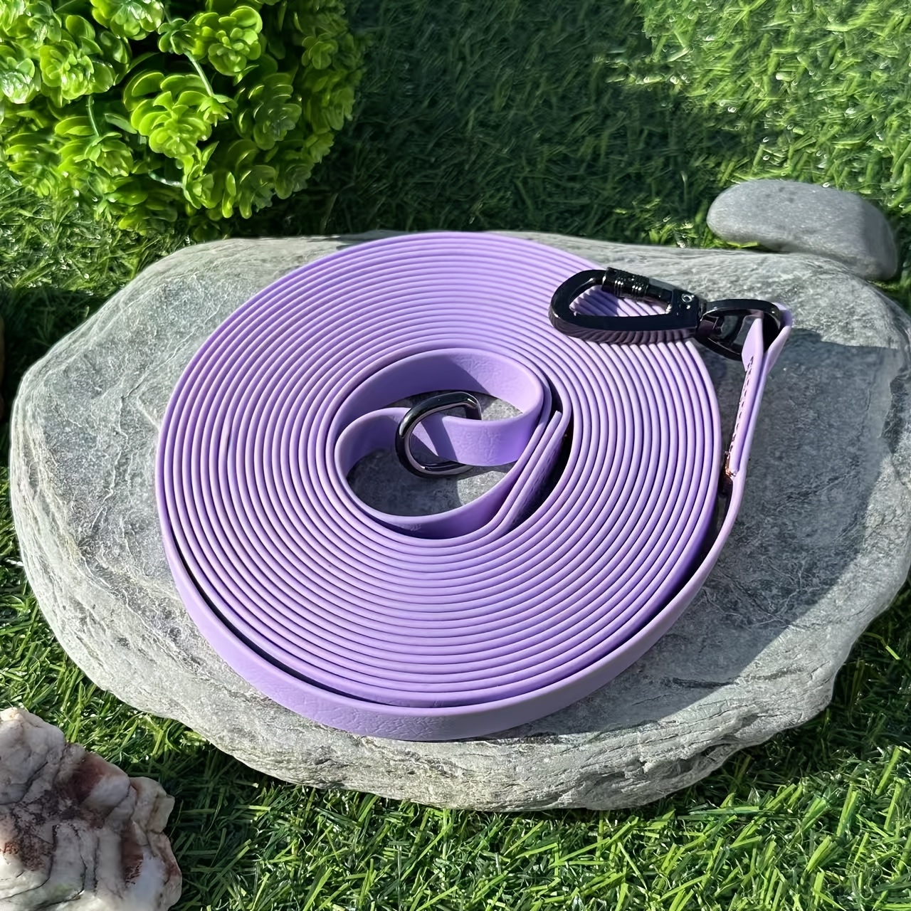 TEMU [everyday ] Extra-long Dog Training Leash, Easy To Clean, Durable Pvc Material - Ideal For Hiking, Yard, Beach, And Swimming