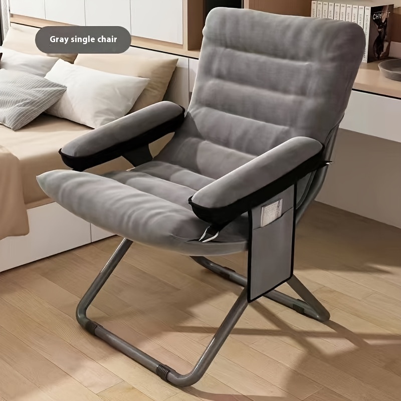 TEMU Lazy Sofa Backrest Folding Lounge Chair, Student Dormitory, Home Bedroom, Single Comfortable Chair, Dormitory Lazy Chair