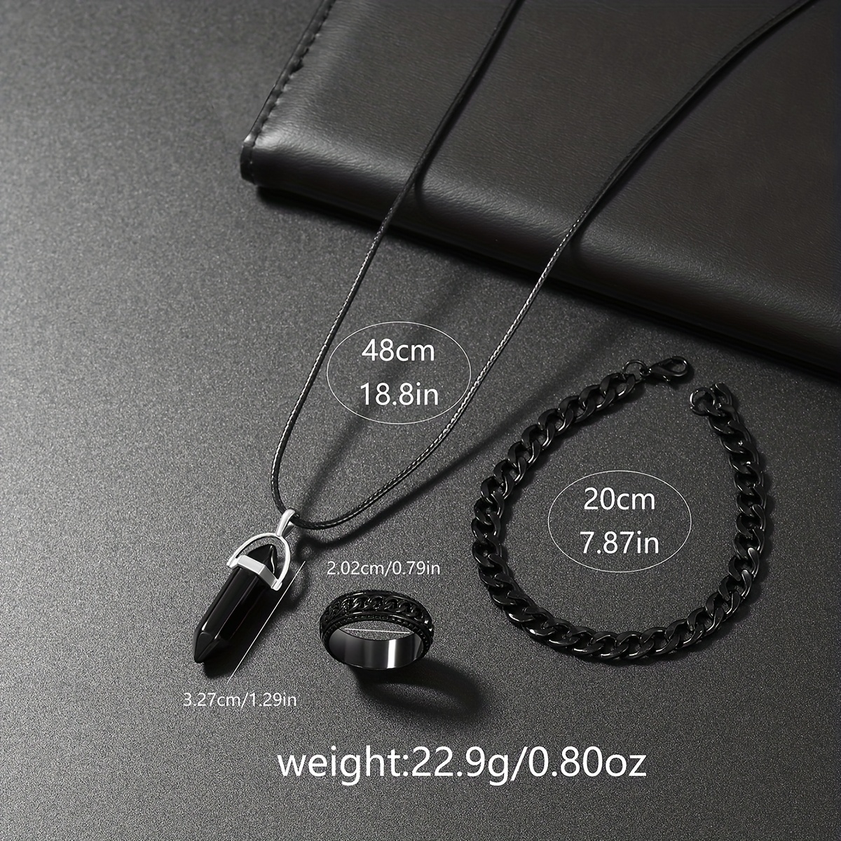 4-Piece Men's And Women's Quartz Watch Set, Pu Strap, Round Dial, Electronic Drive And Hand Display, Including Pendant Necklace, Bracelet And Ring Suitable for Daily Wear, Back-to- Season, Graduation Season, Thanksgiving, The Best Gifts No Box