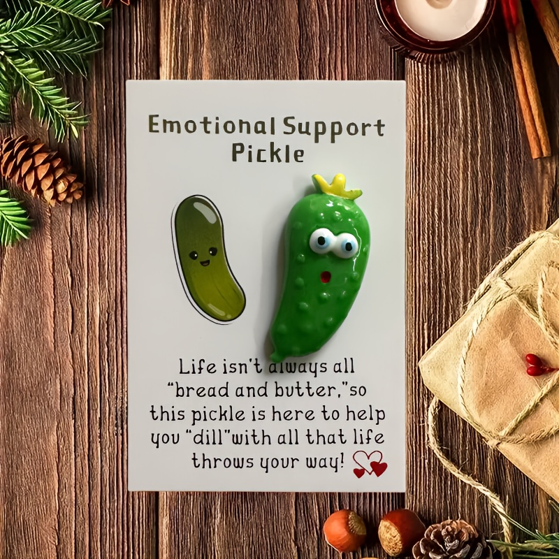 

40pcs (mixed) Emotional Support Kimchi Pocket Hug Card: Not "food And Clothing", So This Kimchi Can "solve" All The Encountered ! Ideal For And Encouragement, This Card Is A Great Gift For