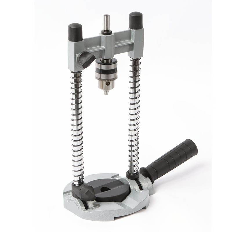 TEMU Portable Electric Drill Guide Rail Bracket With 0-45° Tilt Adjustment, Woodworking Drilling Fixture