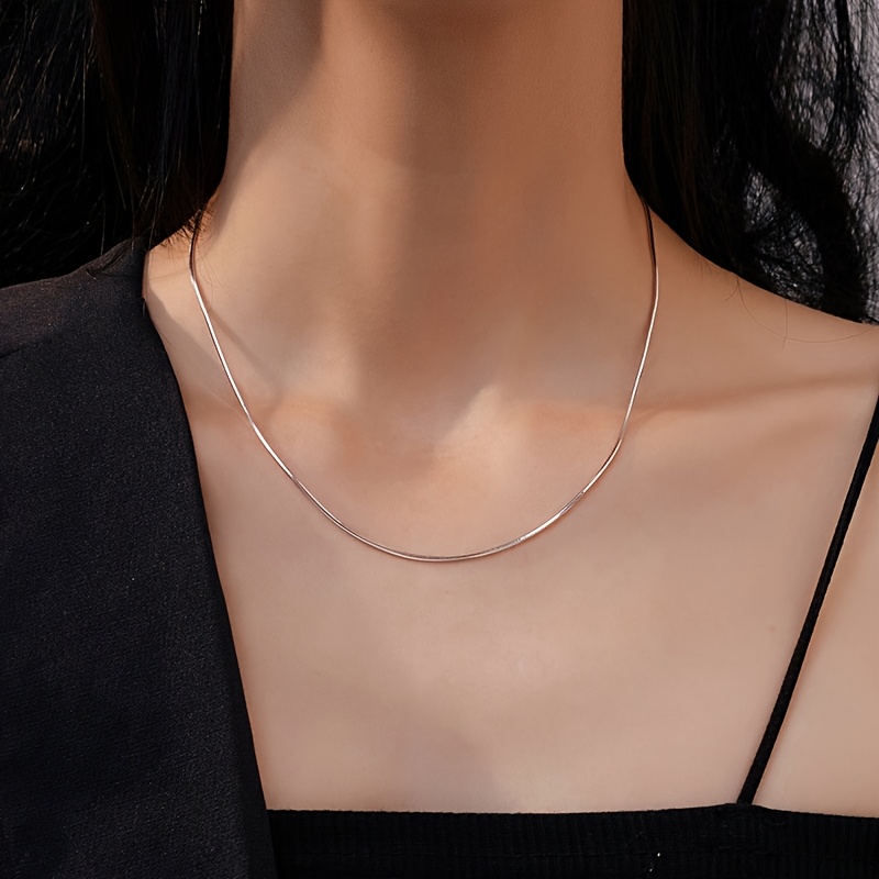 Stylish S925 Silver Necklace for Parties and Festivals