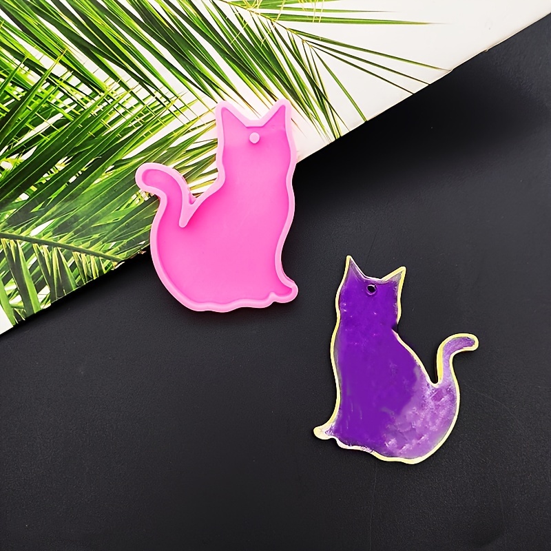 

Moule pour Porte-clés Chat en Résine Époxy DIY - Kit de Coulage de Pendentif Chaton en Silicone pour Breloques de Sac à Dos & Fabrication de Bijoux, Pendentif Goutte, Pendentif