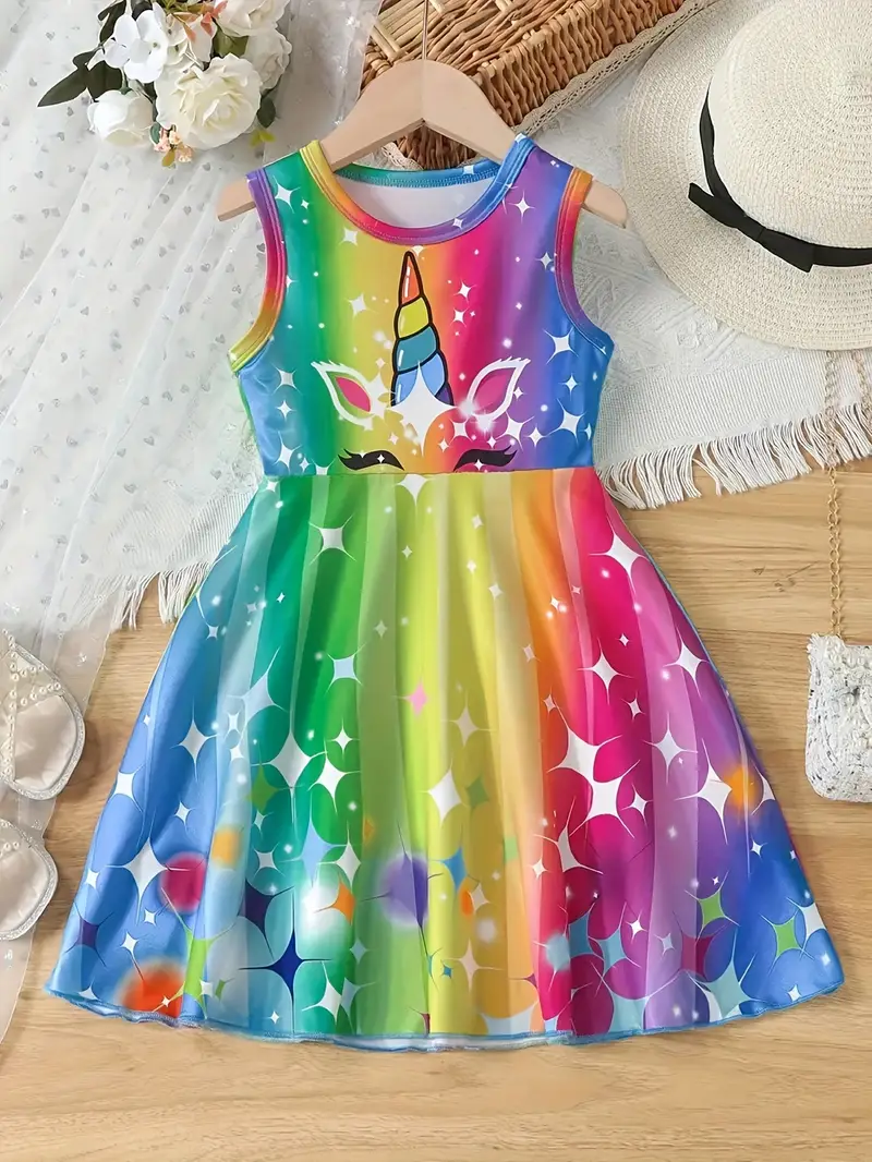 Girls * print sundresses, vibrant colorful sleeveless dresses Girls * print sundresses, vibrant colorful sleeveless dresses