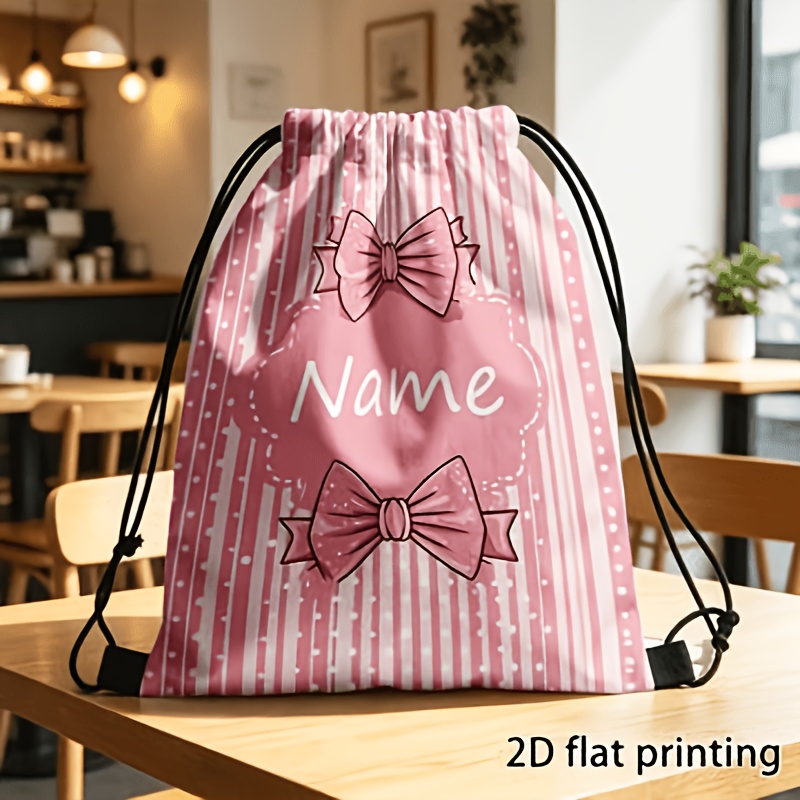 TEMU Escavatore Personalizzato con /Testo Personalizzato - Chiusura a Cordoncino a Y, per Feste di Compleanno, Regali di Natale, per e Borsa Lavabile