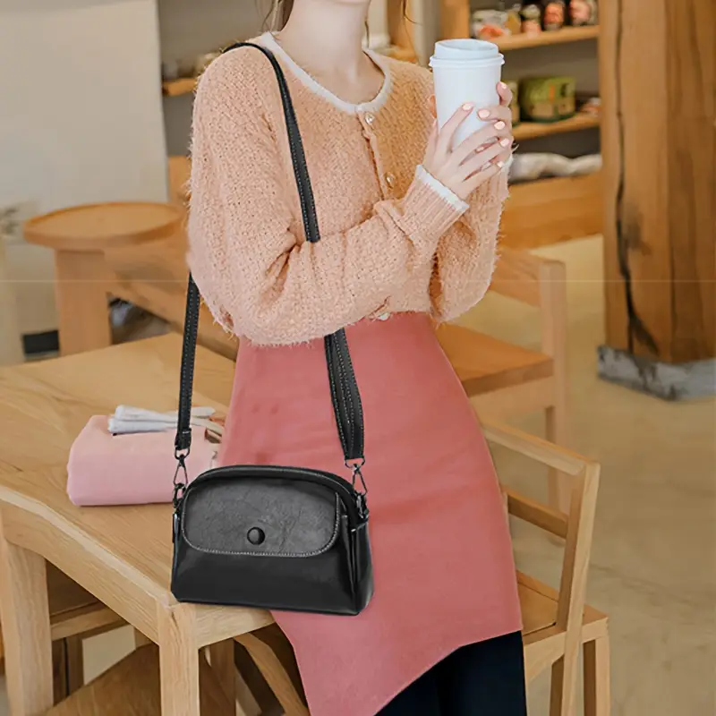 PORRASSO Portafoglio Borsa A Tracolla Donna - Piccola E - Foto 11