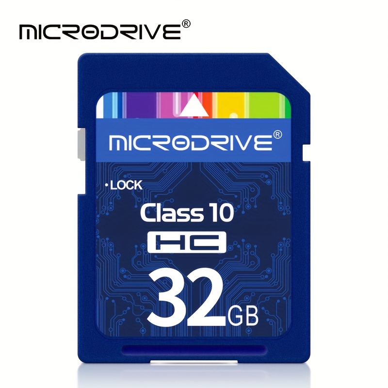 TEMU Microdrive Larger Sd Memory Card Class 10 U3 Uhs-i 16gb 32gb 64gb 128gb Tf Card 4k Hd For Camera