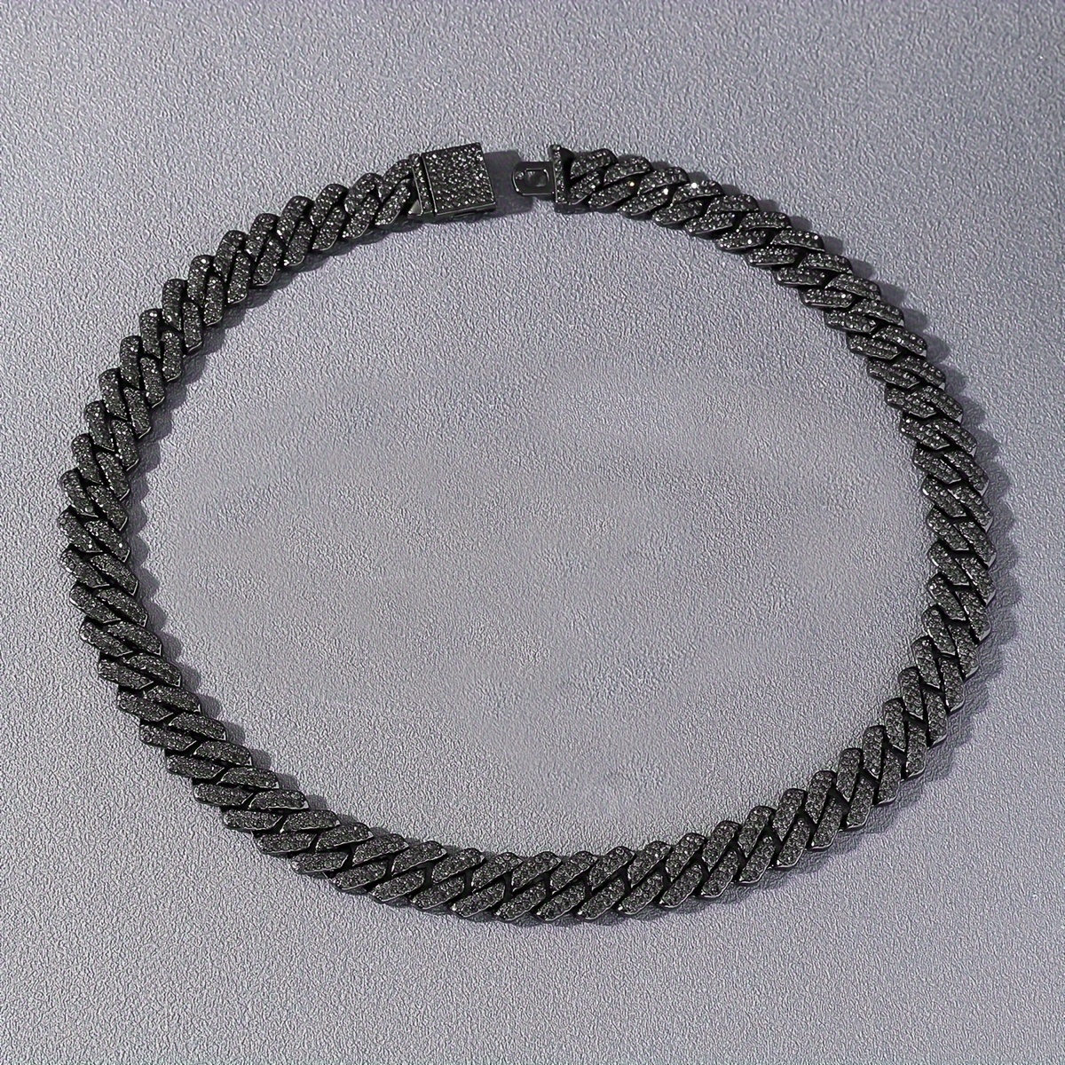 

1pc Rhinestone Alloy Chain Necklace, Men's And Women's Jewelry Accessories