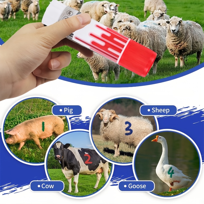 Hidyliu 2Pcs Ear Tag Needle Ear Tag Pin Stainless Steel Ear