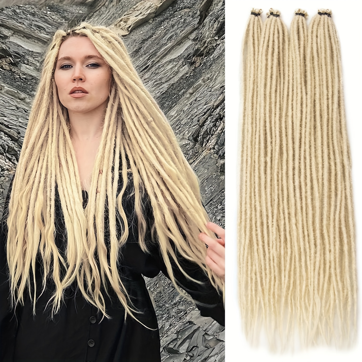SOKU Falsche Locs Häkelhaar – 5 Packungen à 45 Cm, Weich & Leicht, Für Dreadlock-Stile Ohne Flechten