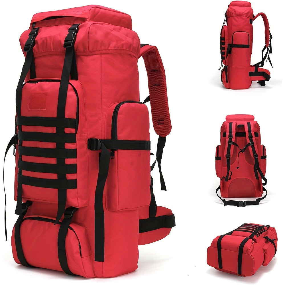 70l hiking backpack camping adjustable waterproof Temu