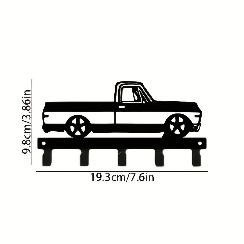TEMU Petit porte-clés de décoration pour voiture, porte-clés, décoration de crochet, décoration murale, convient pour vestes, chapeaux, serviettes,