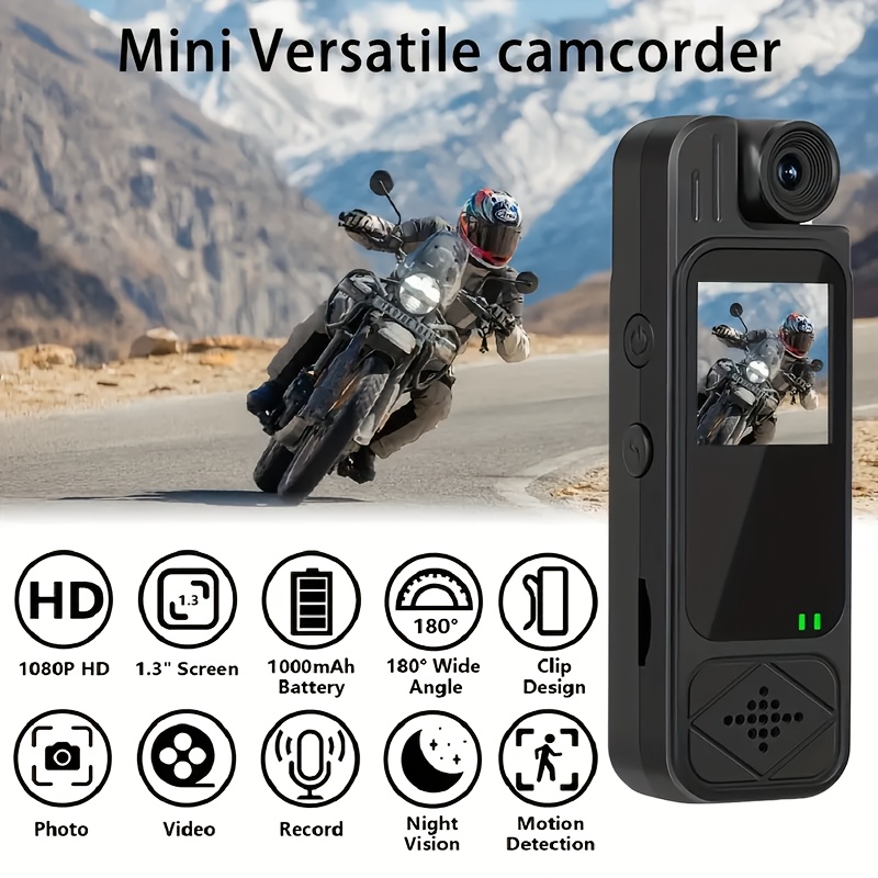 2K Körperkamera Mit Nachtsicht - Tragbare Action Cam Für Sport & Outdoor