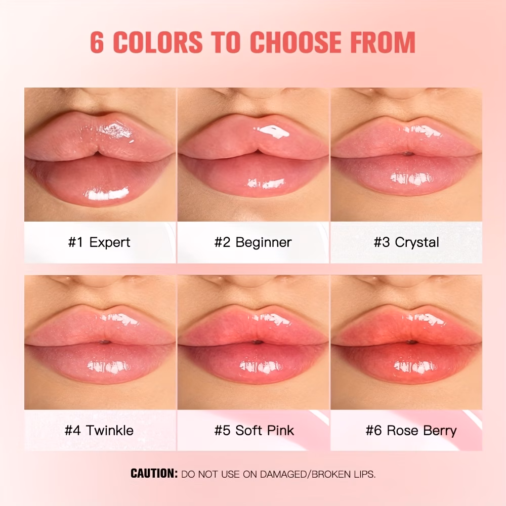 lakerain lip plumper plumping lip gloss oil plumping lip oil non dry glossy lip oil with light beige friendly formula lip moisturizer for all light beige types easy application post gloss care for full lips 7g 0 25oz Product details 2