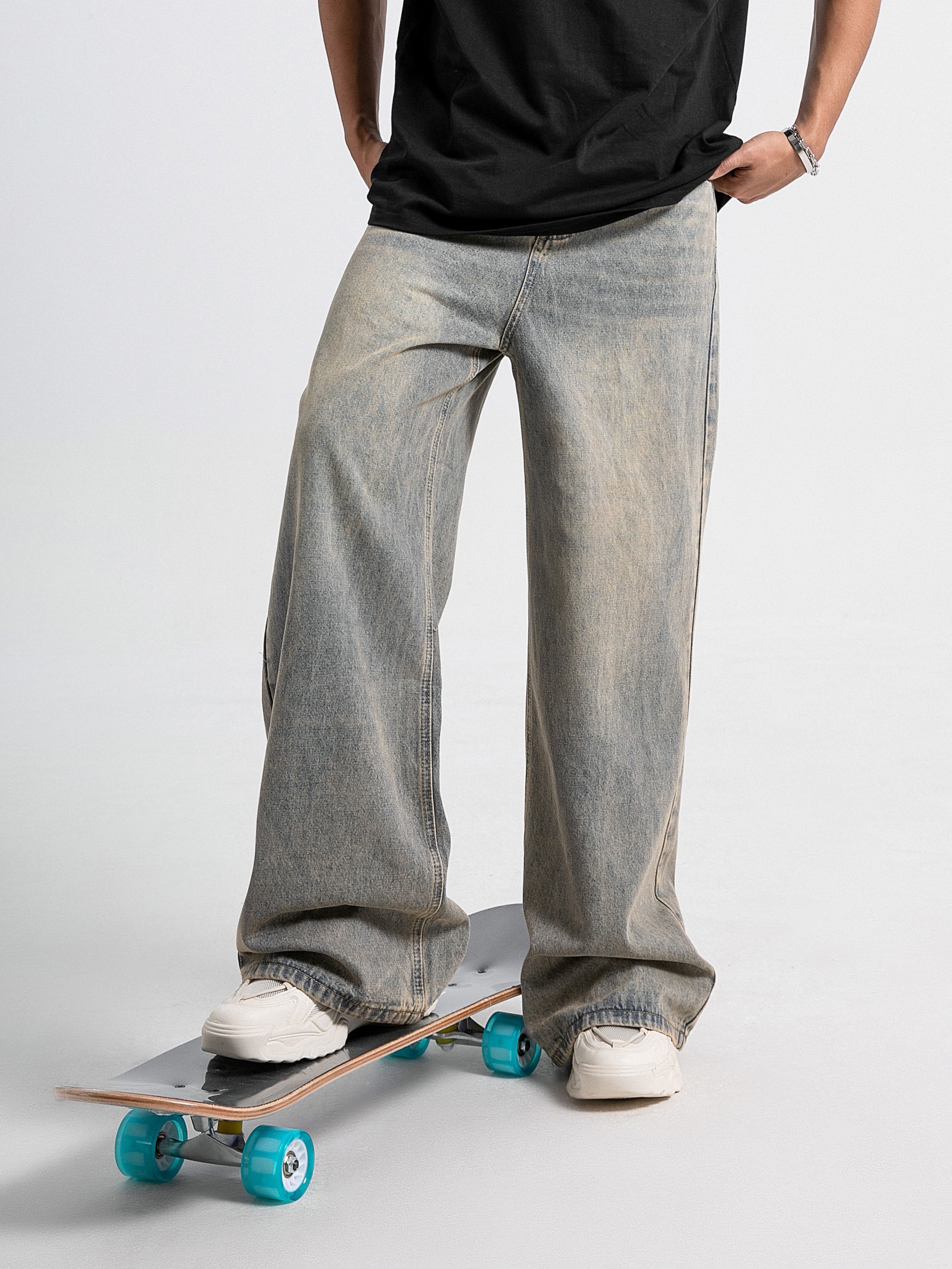 jean américain rétro homme pantalon à mode homme Temu