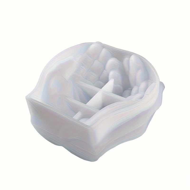 Image of Mold In Of A Hand - Ideal For Casting Resin, Jewelry Dishes, Candle Holders, Succulent Pots, And Home Decorations - An Craft Set And Gift