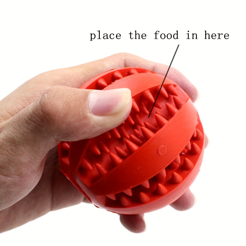 funbite chew ball balls for interactive play food dispenser molar teeth cleaning mental stimulation and long lasting entertainment for your furry friend without battery Product details 2