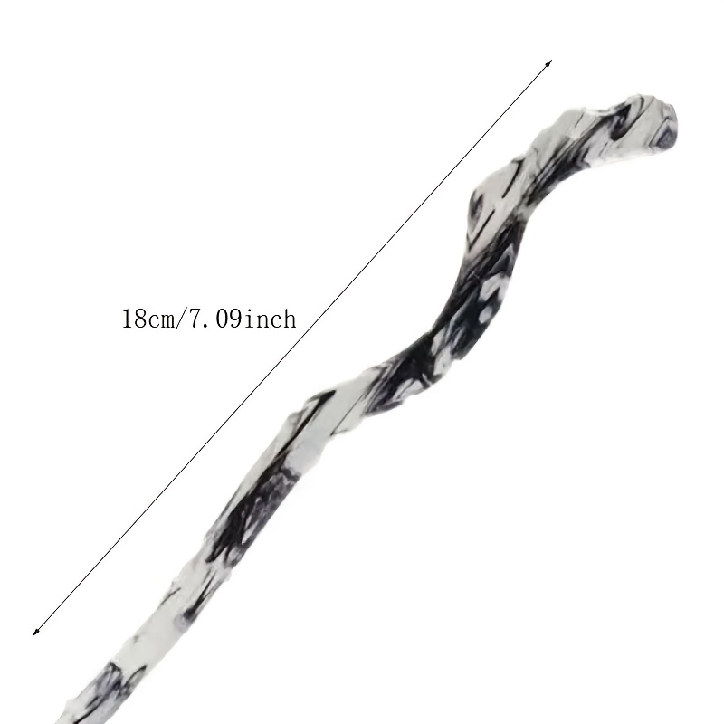 Random 5 New Ink Gray Hairpins, Literary Style Hair Accessories