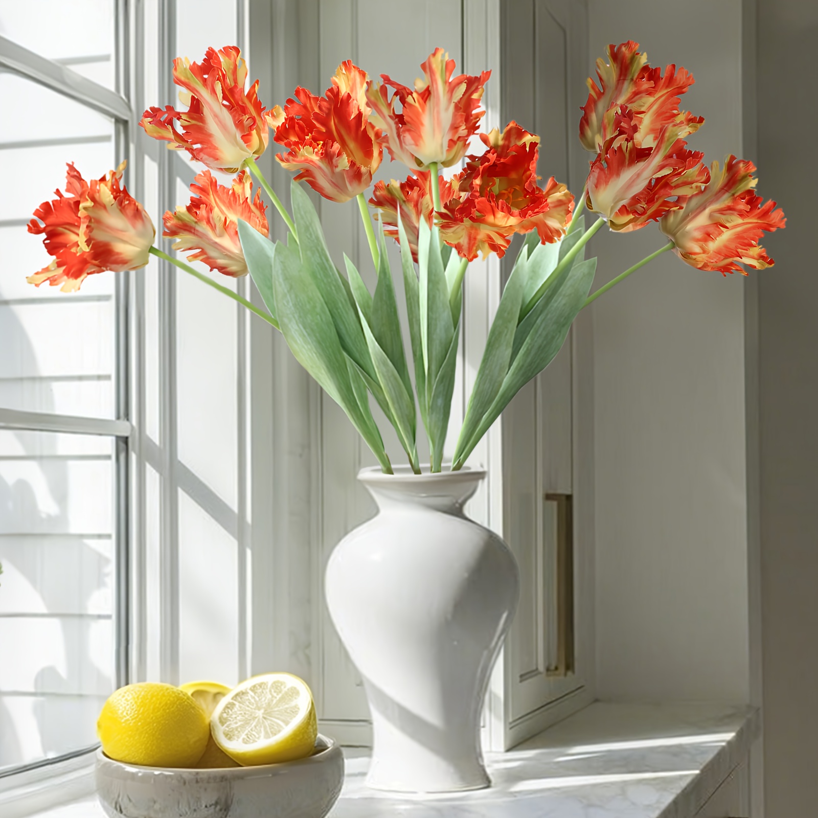 knstliche papagei tulpen blumenstrau 4 stck knstlicher - Temu Germany