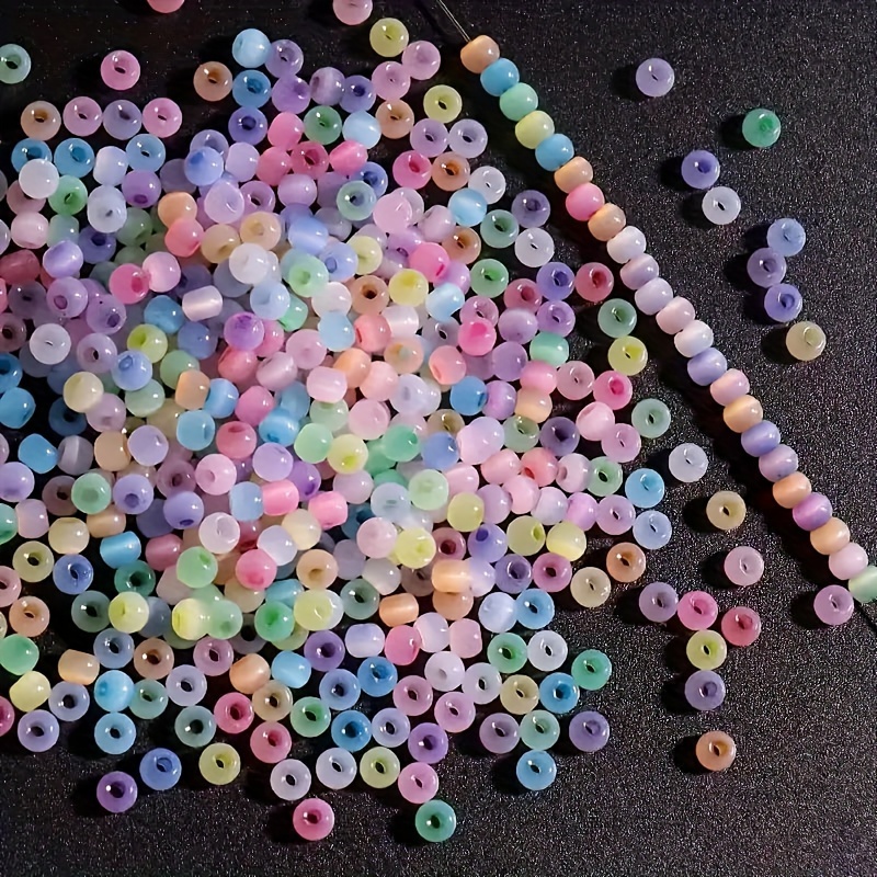 

150pcs Perles de Verre Œil de de 4mm - Perles de Qualité Supérieure la de DIY, Bracelets & Boucles d'Oreilles Fournitures d'Artisanat