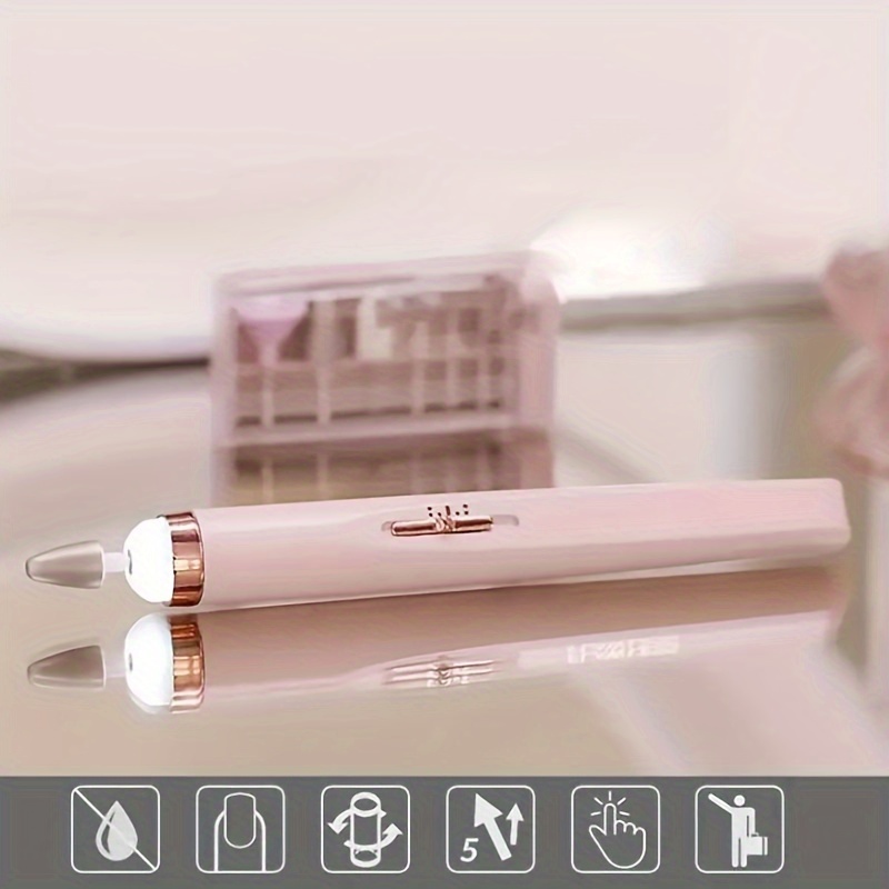 1 Set Portable Electric Nail File, Nail Pedicure Tool With Nail Drill Bits For Home And Salon Use, Get Professional Nail Art Effects At Home, Multiple Replacement Heads