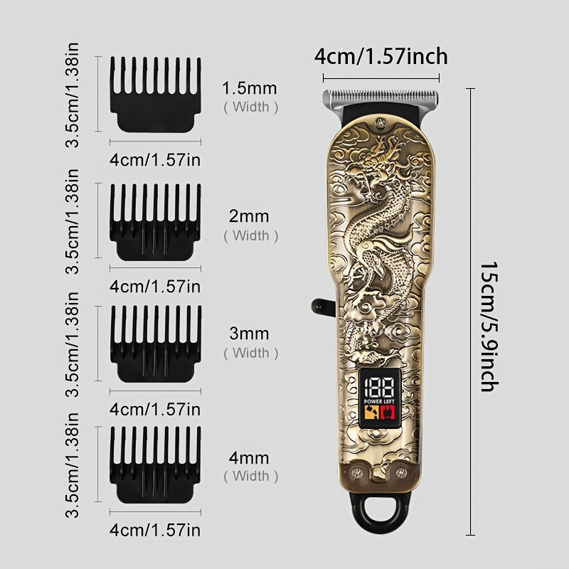 cortadora de cabello inalámbrica recargable  . ¡tecnología de carga inteligente que   los   en casa  ,   estilos para hombres.   para uso  r, increíblemente práctica—un regalo de vacaciones considerado! Detalles del producto 4