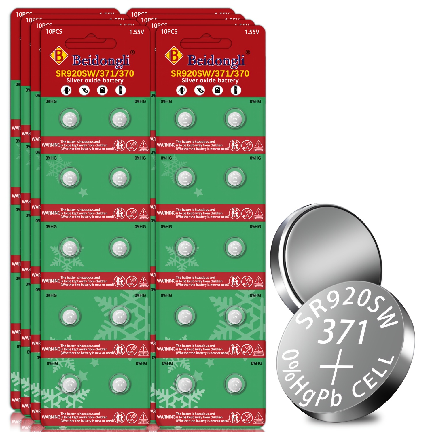 20 Batterie A Bottone SR920SW 1.5V - Per Orologi, Giocattoli, Calcolatrici - Alcaline E Affidabili