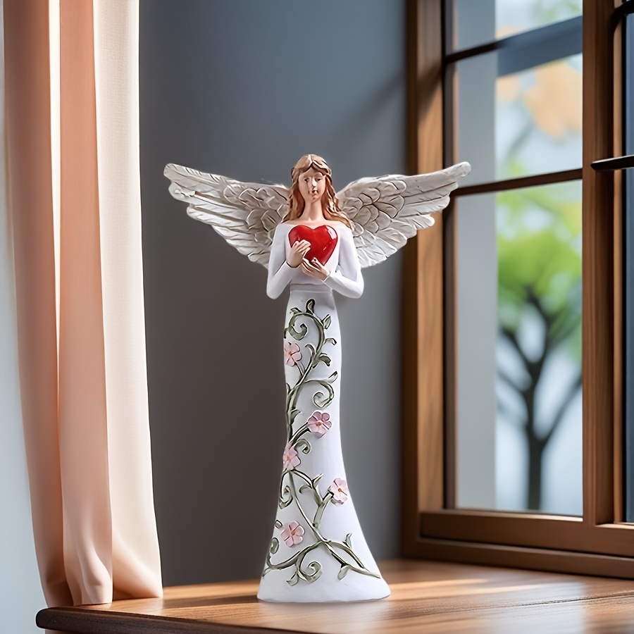 Valentine's Day Heart Hugging Statue For Halloween Thanksgiving Christmas Decorations Collectible Figurines
