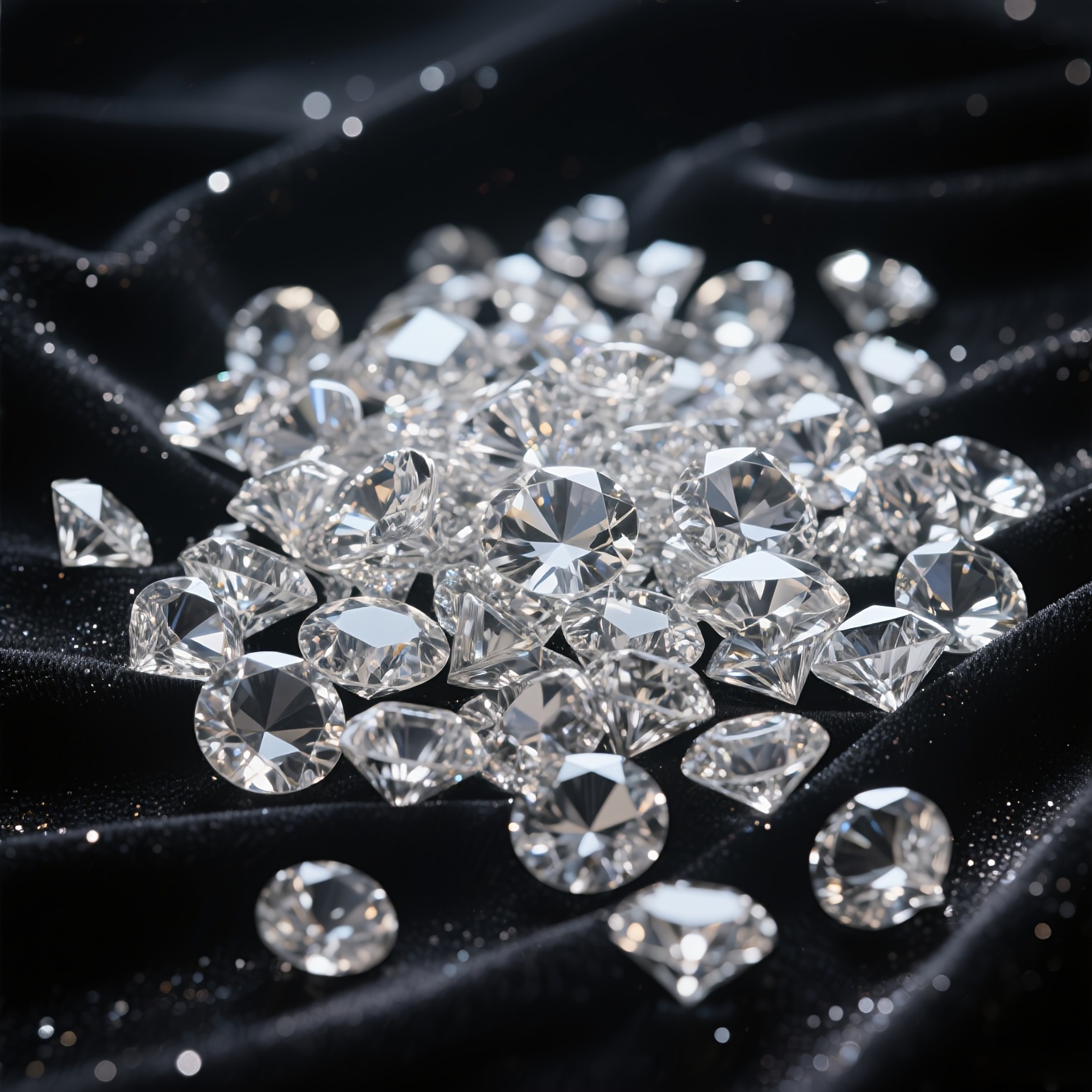 TEMU 90pcs Of 20mm Large Acrylic Crystal Rhinestones, For Wedding Decorations, Home Decor, Crystal Rhinestone Embellishments, Vase Fillers, Christmas