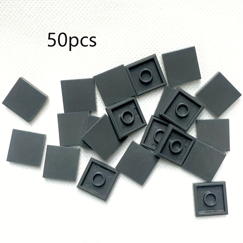 50pcs Blocks 2*2 Figure Bricks Tile 2x2 Educational Creative Moc Bricks Smooth Flat Tiles Toys