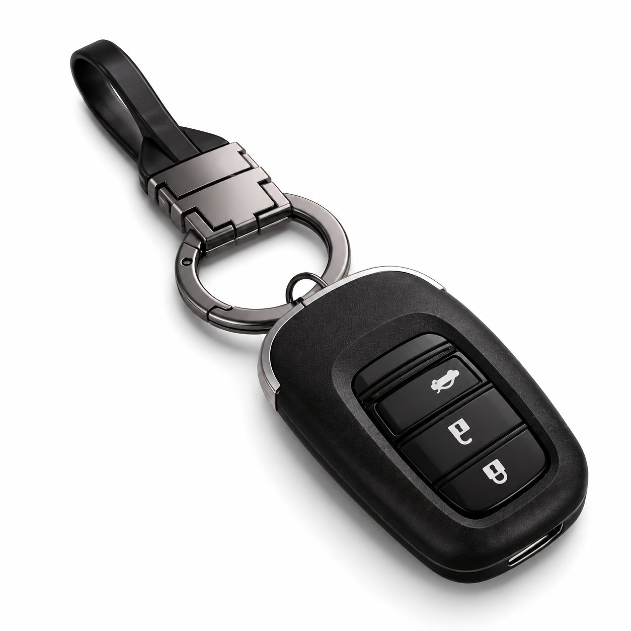 TEMU Llavero metálico antipérdida, universal para coche y hogar, con rápida