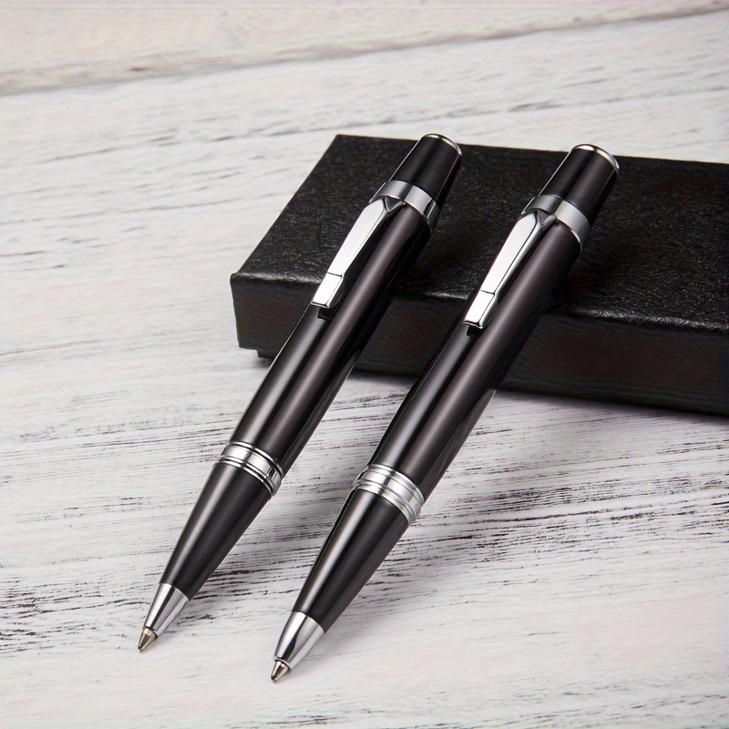 

1pc Mini Ballpoint Pen, Metal Ballpoint Pen, Business Signature Pen, Pocket Gift Pen