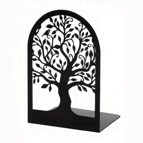 tree of life metal bookend office bookshelf decor libraries and study rooms
