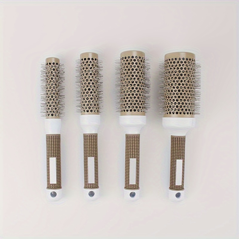 

1pc Round Hair Brush, Anti Static Hairdressing Brush, Hair Styling Brush For Blowing And Drying