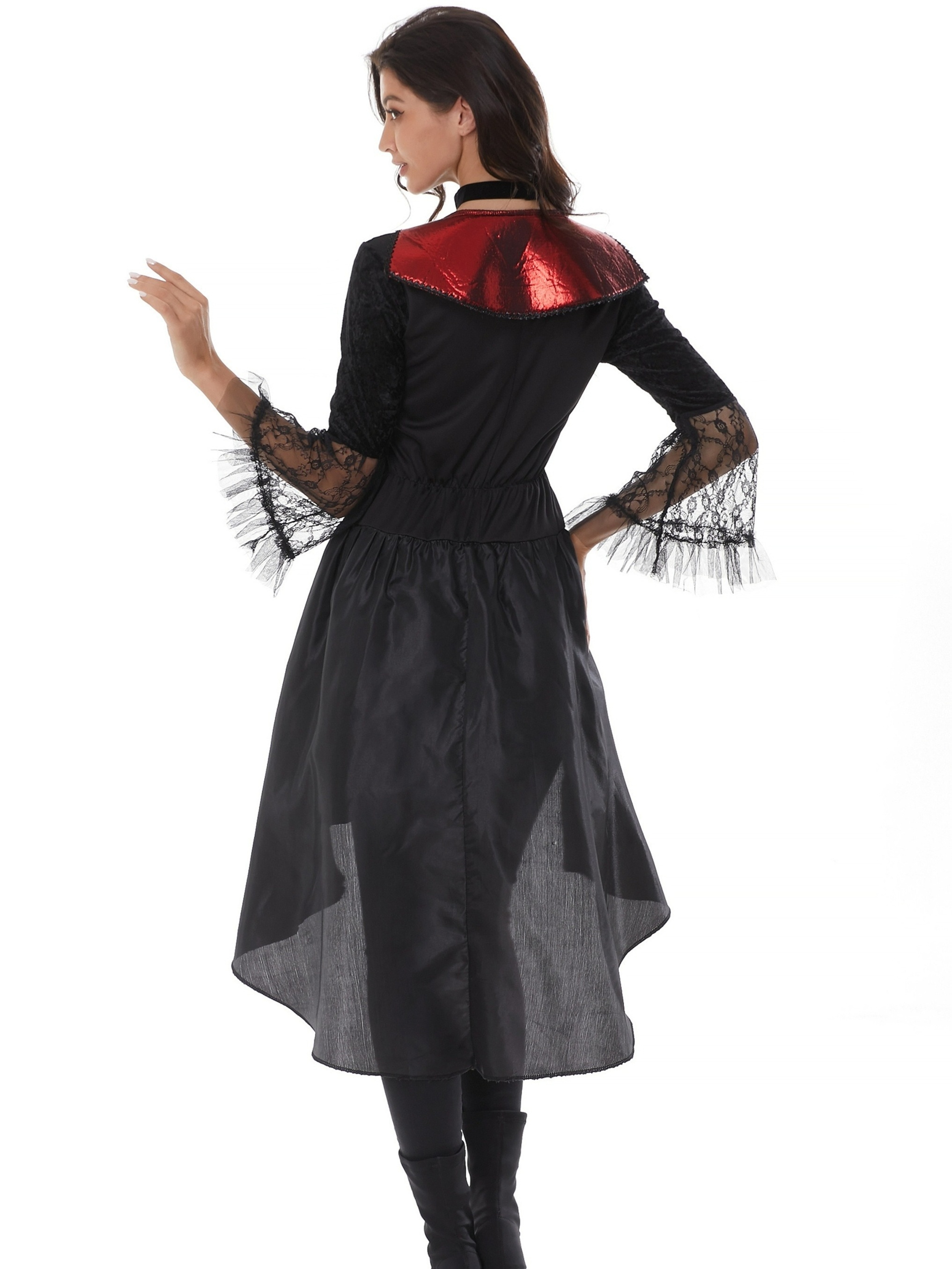 open lace back dress Moon Princess Dress
