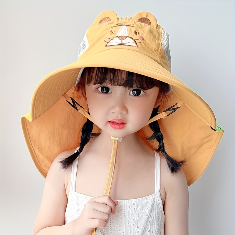 Boys Girls Summer Fashion Sun Hat Cartoon Anime Shawl Sun - Temu