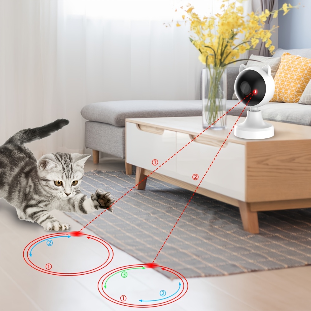 Laser Cat Toy with Timer and Adjustable Speed