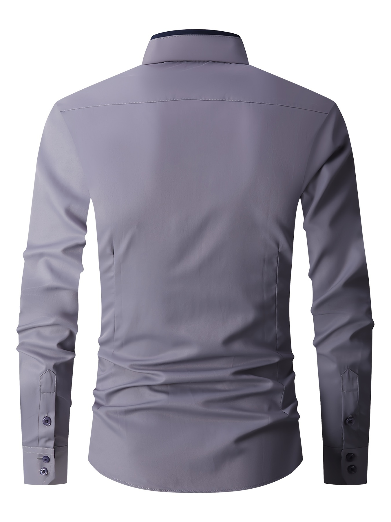 Chemise À Manches Longues Pour Homme, Idéale Pour Les Occasions Formelles Et Professionnelles, Cadeau Parfait Pour Les Hommes détails 30