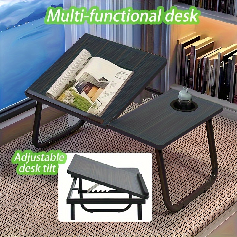 

1pc Five-mode Lifting Table, Foldable Laptop Desk, Small Desk, Dormitory Study Lazy Lifting Table Bed Deskmulti-functional Study Desk Foldable