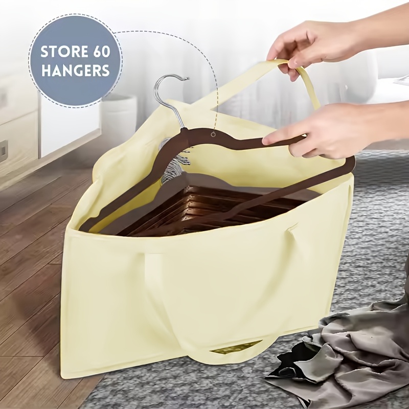 

1pc Cloth Storage Bag, And Portable , Large For , Washable Clothes Organizer