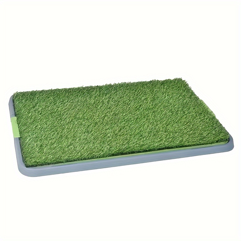 

1pc Toilet, Artificial Grass Mat Washable Dog Grass Mat With Tray, Adjustable Potty Training Rug, Indoor Outdoor Garden Rug Patio Lawn Decoration