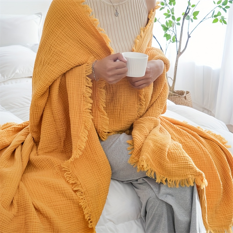 51 x67 large 100 cotton muslin gauze throw Temu United Arab Emirates